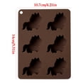 thumbnail image 3 of Molde de silicona con forma de caballo para cubitos de hielo, chocolates, mini pasteles, gelatina, jabón y ceras derretidas, 14x10.8x2 cm, de grado alimenticio, antiadherente y apto para lavavajillas., 3 of 9
