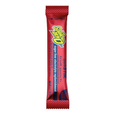 Sqwincher Quik Stik Zero Oral Electrolyte Solution Fruit Punch 0.11 oz. Packet 50 Ct