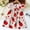 Multicolor, variant on Amidoa Girls Summer Dresses A-Line Flowy Short Sleeve Casual Floral Print Midi Sundress Hot Pink Size 9