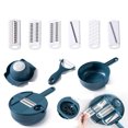 thumbnail image 1 of Lindbes 1Pc Green/Blue/Pink Kitchen Multifunctional Salad Utensils Vegetable Chopper Carrot Potato Manual Shredder Cook Vegetable Tools, 1 of 7