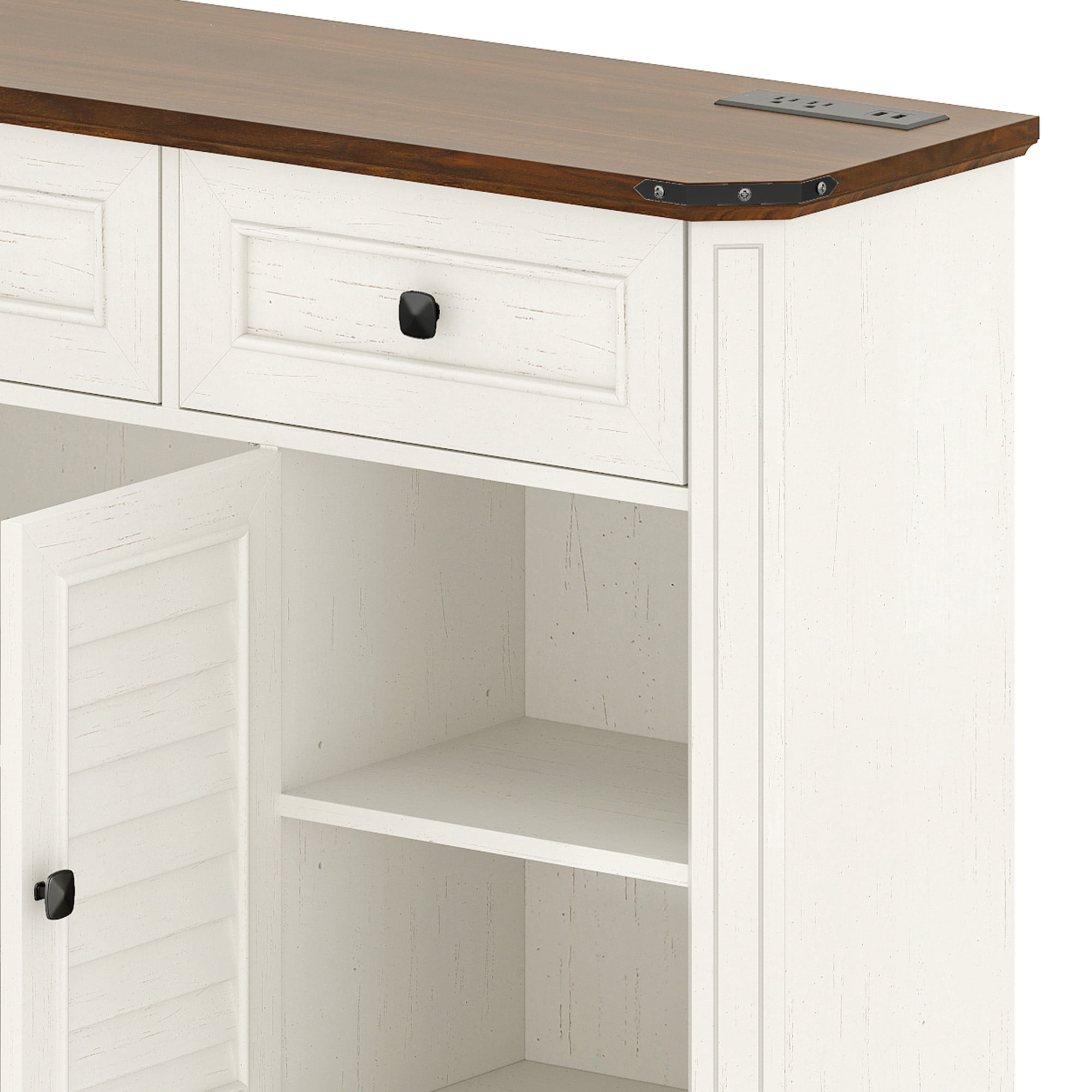 Uforic TV Stand for 65" with Drawers, Entertainment Center for Living Room,TV Media Console Cabinet