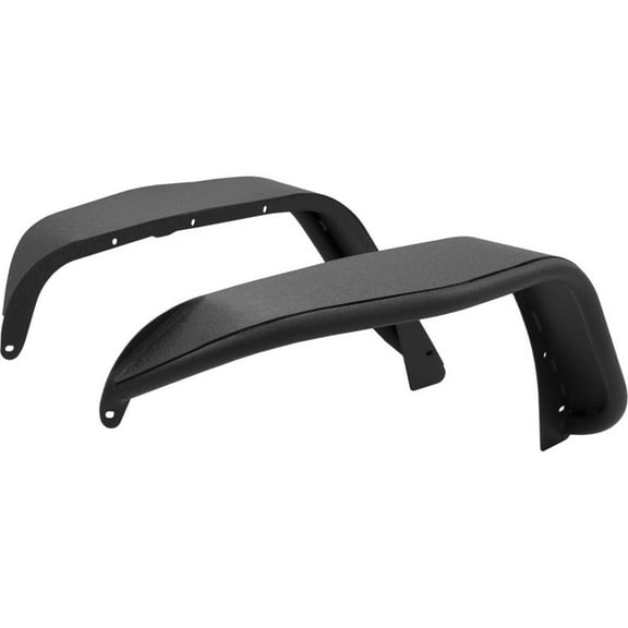 ARIES 1500201 07-13 JK TUBULBAR FRONT FENDER FLARE TEXTURE BLACK Fits 2015 Jeep Wrangler