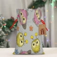 thumbnail image 5 of KLL Cartoon Owls for Christmas Gift Bag,Holiday Bags for Gifts Christmas Bags & Drawstring Gift Pouch Reusable Holiday Gift Bags & Party Favor Bags (1 PCS)-Small, 5 of 9