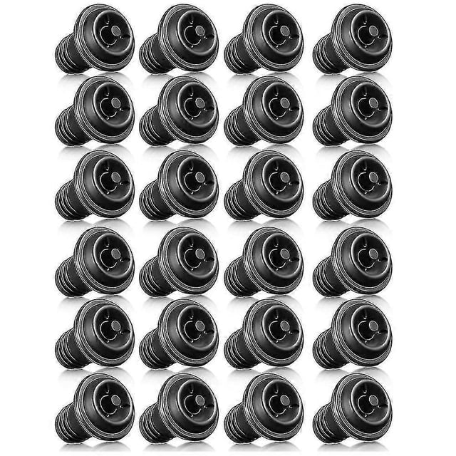 24 Pieces Wine Stopper Resealable Wine Pump Vacuum Stoppers Vacuum Wine Stopper Reusable Wine Saver