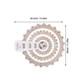 thumbnail image 2 of Minkissy Wall Perpetual Calendar Creative Wooden Multi Rotating Vintage Manual 1Pcs, 2 of 6