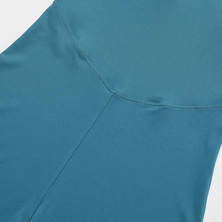Mono De Yoga Ladies Bodycon Romper Sexy Style Casual Jumpsuit Traje deportivo de absorción de humedad Kuymtek L Azul para Mujer