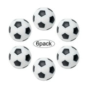 6pcs Mini Foosball Table Foosball 32mm Kicker Ball Spare Balls Kicker Balls