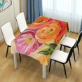 thumbnail image 4 of Yayeee Tablecloths 60" x 90" Rectangle Wrinkle Resistant Party Table Cover, Pink Abstract Floral, 4 of 8