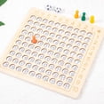 thumbnail image 1 of Wooden Math Multiplication Addition Board Math Manipulatives Toys for Gifts, 1 of 8