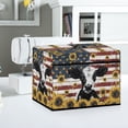 thumbnail image 5 of HELLHERO Sewing Machine Cover with Handle Cows Sunflowers Waterproof Easy Storage, 5 of 8