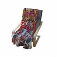 thumbnail image 4 of Graphic Soft Flannel Fleece Blanket, Hip Hop Street Culture Harlem New York City Wall Graffiti Art Spray Artwork Image, Cozy Plush for Indoor and Outdoor Use, 50" x 70", Multicolor, by Ambesonne, 4 of 6