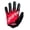 Red, variant on HIRZL Grippp Tour FF 1.0 Leather Bike Gloves, Full Finger, Breathable