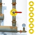 thumbnail image 3 of OUNONA 6Pcs Emergency Stop Warning Decals Yellow PVC Push Button Safety Caution Stickers, 3 of 8