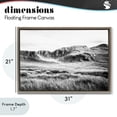thumbnail image 4 of Stupell Industries Traditional Magnificent Countryside View Brown Floating Frame Canvas Art, 31 x 21, by Andy Amos, 4 of 8