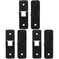 thumbnail image 3 of 3 PCS Door Locks Punch-free Door Buckle 8X5.2CM Black, 3 of 8
