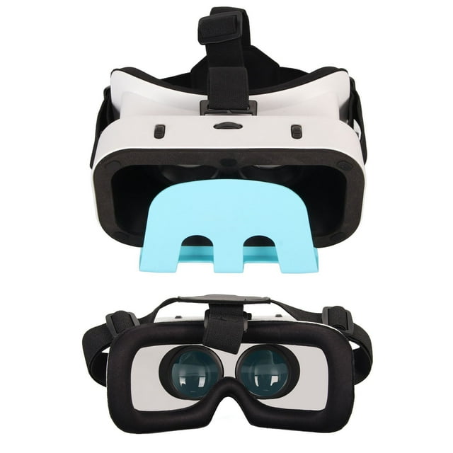 Virtual Reality Headset, Soft 3D Virtual Reality Headset Fit Head Immersive Visual Experience for Game Playing