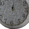 thumbnail image 5 of DECMAY 10.6x3x18.1 Inch Rustic Wall Clock - Galvanized Iron & Fir Wood Decorative Clock with Weathered Numbers for Home Office Kitchen, 5 of 13