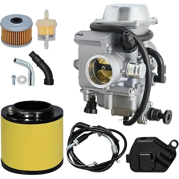Carburetor Carb Compatible with 1993-2000 Honda Fourtrax 300 TRX300FW, 1997-2004 Foreman TRX400FW 400, 1986-1987 Fourtrax TRX 350, 1998-2004 Foreman TRX450FE, TRX350 Rancher 2000-2006