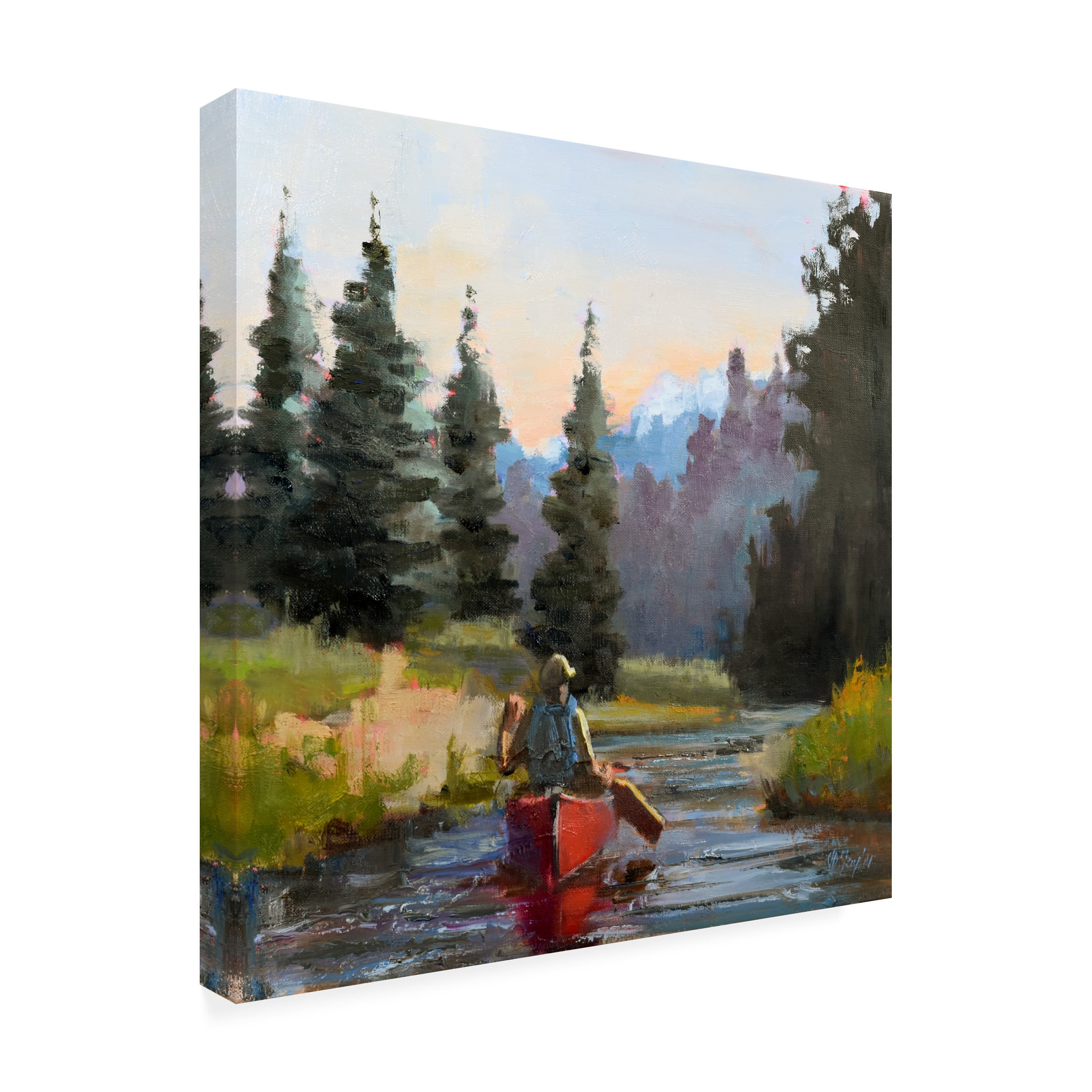 Jennifer Stottle Taylor 'Peaceful Morning' Canvas Art