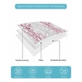 thumbnail image 5 of Red Grey Branch Twin XL Size Down Alternative Comforter, Lightweight Comforter Quilt Bedding Set with Pillow Shams Spring Summer Pastoral Botanical All Seasons Bed Comforter Duvet Insert 68"x98", 5 of 7