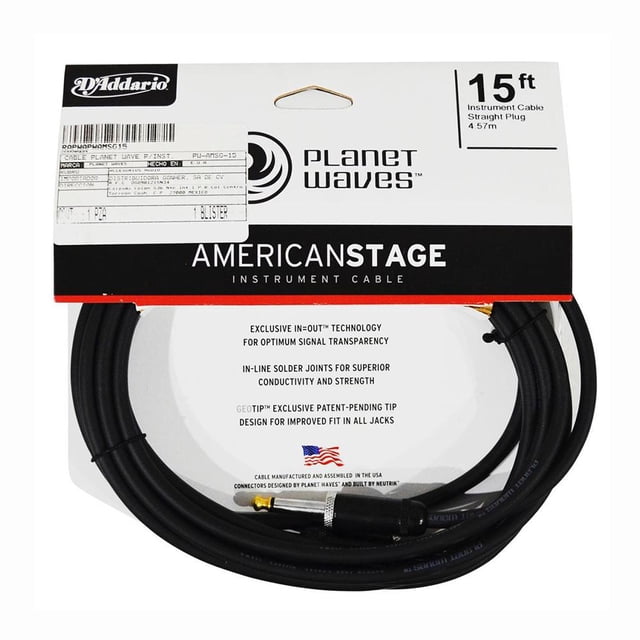 Cable para Instrumentos Planet Waves PW-AMSG-15