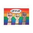 thumbnail image 7 of DouZhe Polyester Placemats Set of 4, Rainbow LGBT Pride Theme Pattern Heat Resistant Place Mats for Dining Table, 12" x 18", 7 of 7