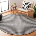 thumbnail image 2 of SAFAVIEH Marbella Kire Geometric Area Rug, Black/Ivory, 6' x 6' Round, 2 of 11