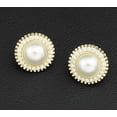 thumbnail image 2 of Elegantes pendientes vintage de perla y pendiente para mujer, accesorios de moda con pin de plata 925, 2 of 6