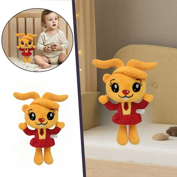 Plim Plim Plush Toy 9'', Plim Clown Action Figures, Kawaii Cartoon Anime stuffed Plush Toys Doll Soft Clown Plush Toy Birthday Gift For Kid Children Rabbit Yellow