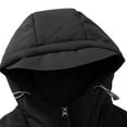 thumbnail image 4 of LOVZFMLL Jackets for Men's Stitching Drawstring Hooded Slim Fashion Jacket Coat Outwear, 4 of 4
