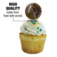 thumbnail image 3 of Baby Zebra Young Foal Cupcake Picks Toppers Decoration Set of 6, 3 of 7
