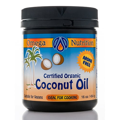 Coconut Oil Organic 16 oz (454 Grams) by Omega Nutrition Walmart