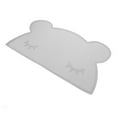 thumbnail image 5 of Manteles individuales de silicona para niños Alfombrillas de vajilla antideslizantes con forma de oso lindo con aislamiento térmico (gris claro), 5 of 5