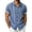 Blue, variant on IWRICH Men's Casual Hawaiian Floral Shirts Short Sleeve Button down Tropical Shirts Beach Summer Shirts Light Blue XL