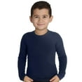 thumbnail image 5 of Fun and Function's Navy Long Sleeves Hug Tee Shirt for Deep Pressure for Kids with Sensory Issues - Size 6-7, 5 of 7