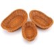 thumbnail image 2 of Cesta de pan tejida de mimbre de polietileno, cesta de frutas ovalada apilable, estante para servicio de alimentos, verduras, hogar, cocina, comedor, exterior, ratán sintético marrón JM, 2 of 5