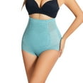 thumbnail image 1 of Gibobby Ropa interior mujer algodón cómodas que dan forma a la cintura alta en pantalones posparto en la cintura Belleza Hip Lifting pantalones transpirables en ropa interior sin fondo （Verde，3XL), 1 of 5