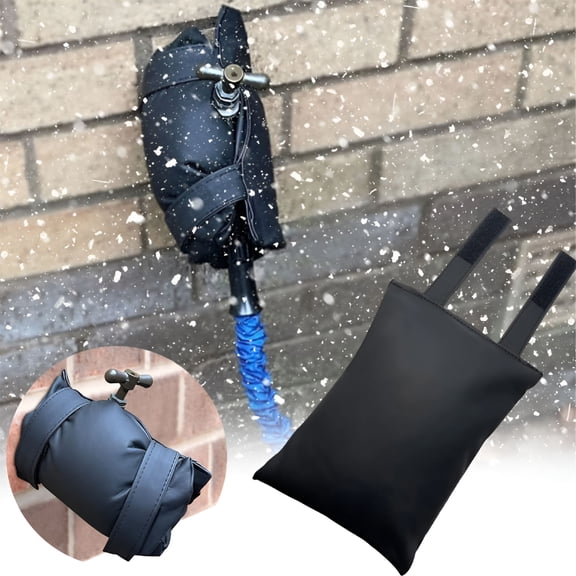 HIBIBUD Large Outdoor Faucet Covers Insulated Protector For Winter Cold Weather Outside Pipes Cover Insulation From Freezing Spicket Spigot Faucet Socks Antifreeze Faucet Parts A112 Tall Faucet for