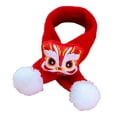 thumbnail image 3 of Bufanda de punto para gato, bufanda para mascotas del Año Nuevo chino, suministros cálidos para mascotas, calentador de cuello León, 3 of 9