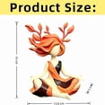 thumbnail image 2 of Meditation Sculpture Figurine – Resin Zen Decor for Inner Harmony – Calming Statue for Living Room, Bedroom, Meditation Room – Mindfulness Gift for Stress Relief, Yoga Lover, Relaxation, 2 of 9