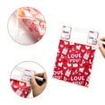 thumbnail image 3 of Joyfy 48 Pcs Valentine’s Day Cellophane Gift Bag for Kids,6.5×9inch Valentines Ziplock Bags Valentine's Day Goodie Candy Snack Bags with 6 Designs for Kids Classroom Gifts, 3 of 6