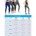 thumbnail image 2 of GustaveDesign High Waist Out Pocket Yoga Pants Tummy Control Leggings Power Stretch Athletic Pants Workout Running Sport Trousers "Gray, S", 2 of 10