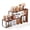 Rustic Brown, variant on Kitchen Countertop Organizer, Spice Rack Cabinet Organizer Shelf Stackable Counter Corner Shelves Organization and Storage for Pantry, Counter top, Coffee Station Wood Rustic Brown