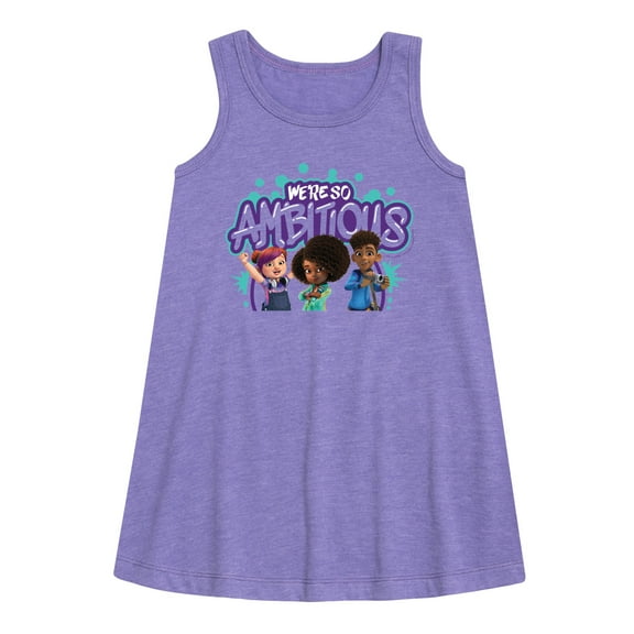 Karma's World - We're So Ambitous - Toddler and Youth Girls A-line Dress