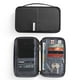 thumbnail image 5 of Porta Pasaporte Multifuncional, Organizador De Documentos, Tarjetero Con Bloqueo RFID, Neceser Compacto, Bolsa De Aseo Segura Para Artículos Esenciales., 5 of 8