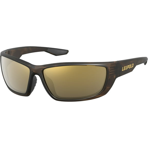 Leupold Men's Cheyenne Polarized Sunglasses Matte TrotoiseFrame Bronze Mirror Lens