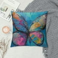 thumbnail image 2 of FUMJ Butterfly Throw Pillow Covers Decorative Pillow Cases  Square Cushion Cover for Couch Sofa Bedroom Patio, 2 of 5