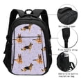 thumbnail image 3 of Balery German Shepherd Dog Print USB Charging Backpack for Men and Women - Water-Resistant, Anti-Theft Laptop Backpack with USB Port for Travel, Work, School, and College, 3 of 7