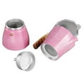 thumbnail image 4 of 3X Latte Mocha Coffee Maker Italian Moka Espresso Cafeteira Percolator Pot Stovetop Coffee Maker 300Ml Pink, 4 of 6