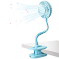 thumbnail image 1 of Clip Fan Recargable con batería Clip en Mini ventilador de escritorio para cochecitos de bebé, hogar, oficina, dormitorio, Xemadio 220202-2, 1 of 9